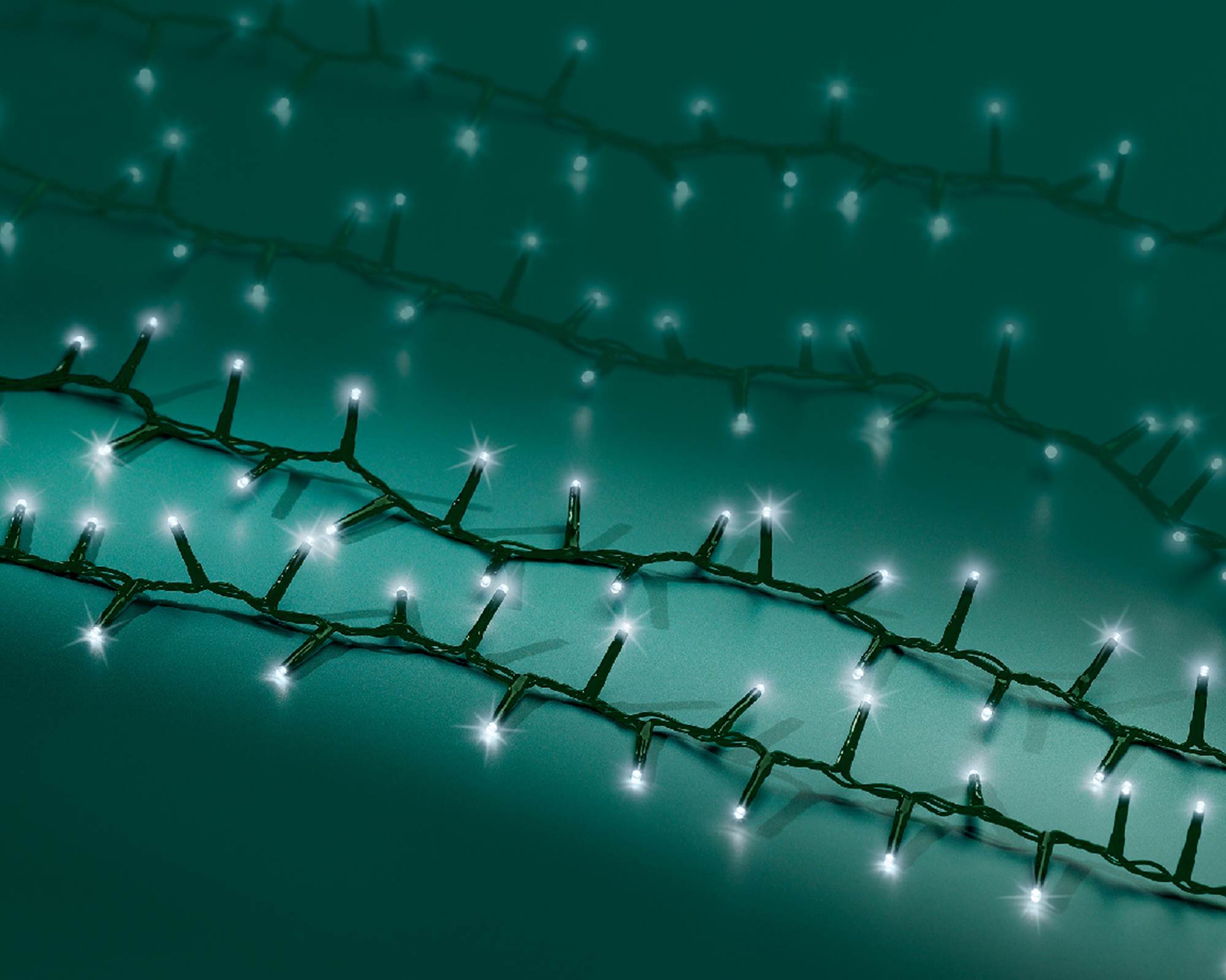 Luci led natalizie 870cm con 350 led a luce fredda 8 funzioni Kaemingk Luci led natalizie 870cm con 350 led a luce fredda 8 funzioni Kaemingk